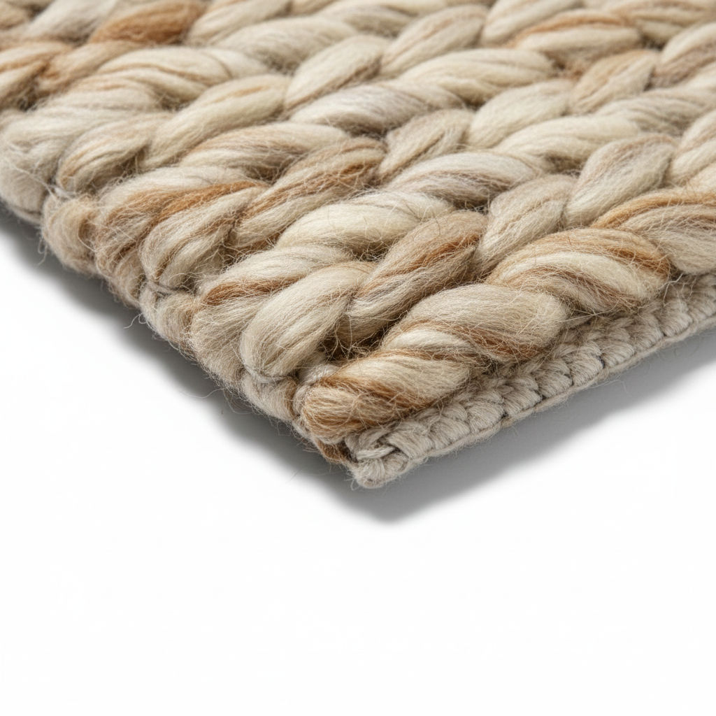 MELOR - Hand Woven Jute & Wool Carpet